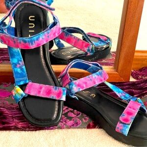 Tie-Dye sandals , Size 8.5!